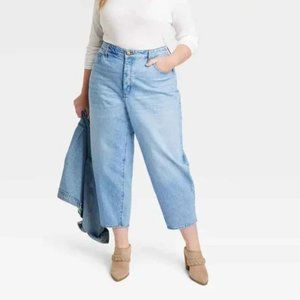 C- Dark wash Universal Thread Vintage Stretch Balloon Cut Jean 20W